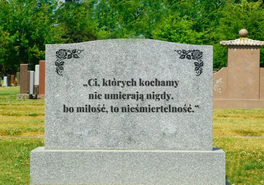 Cytaty na pomnik: Znajdź godne słowa pożegnania