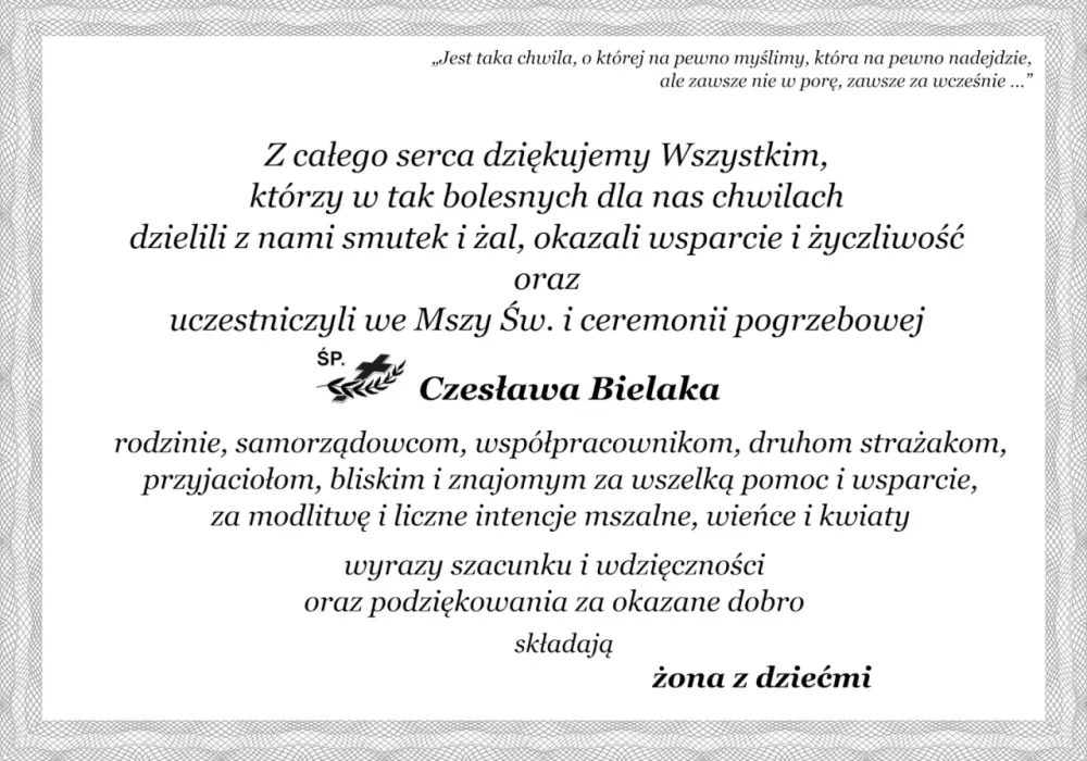 Jak odpowiedzieć na podziękowania po pogrzebie? Wzory i porady