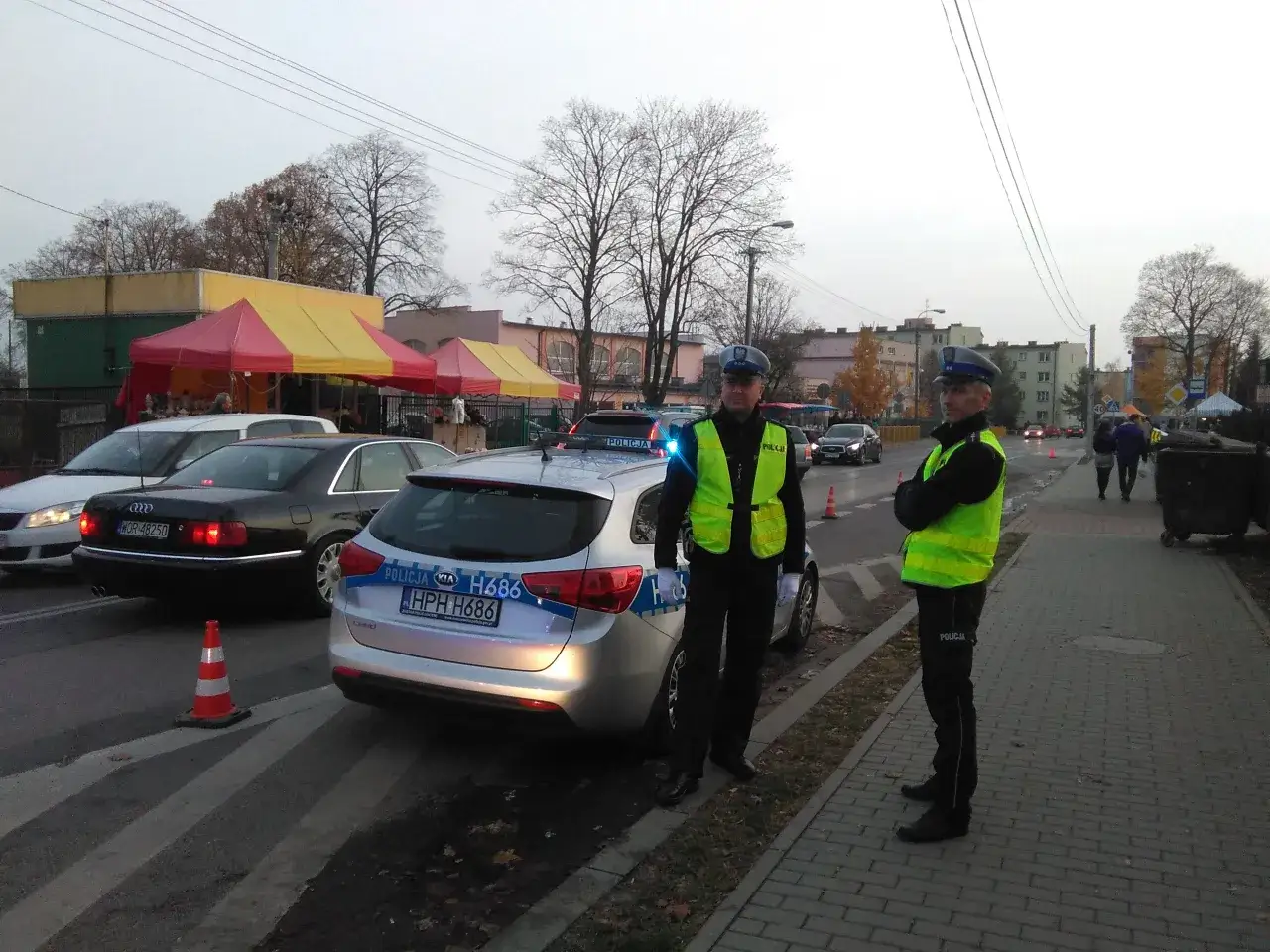 Akcja Znicz policja ruch drogowy 1 listopada