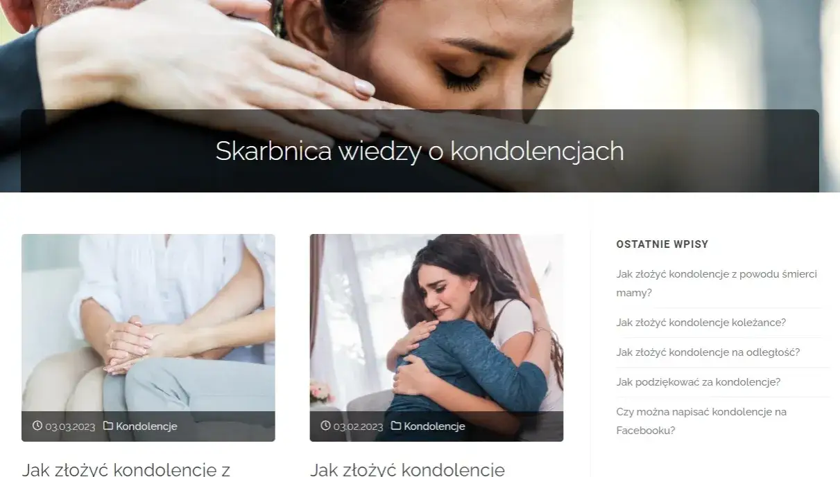 Zdjęcie Co się mówi na pogrzebie? Słowa, które przyniosą ulgę w bólu